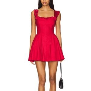 Free People Red Mini Dress